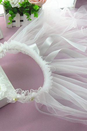 Velo Tocado blanco ivory Tiara Para Primera Comunión
