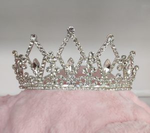 Tiara Corona Novia Quinceañera Comunión Cabello Adorno