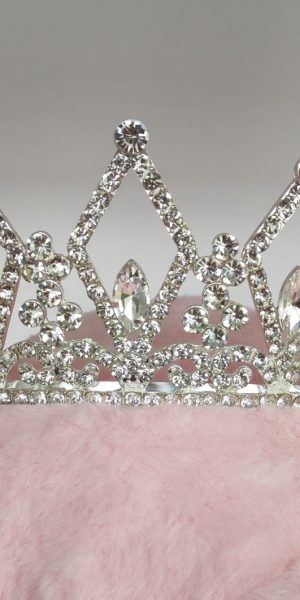 Tiara Corona Novia Quinceañera Comunión Cabello Adorno