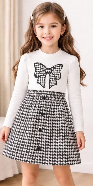 conjunto vestido para niña
