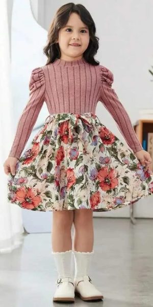 moda infantil para niñas vestido niña elegante fiesta conjunto niña conjunto casual