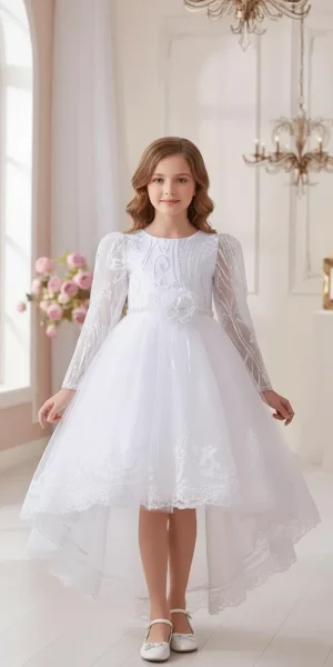 vestido niñas primera comunion pajecita