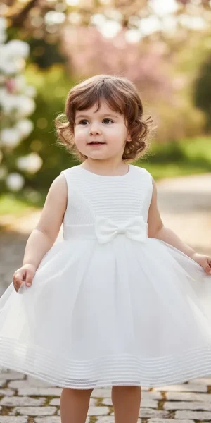 vestido niña bautizo pajecita