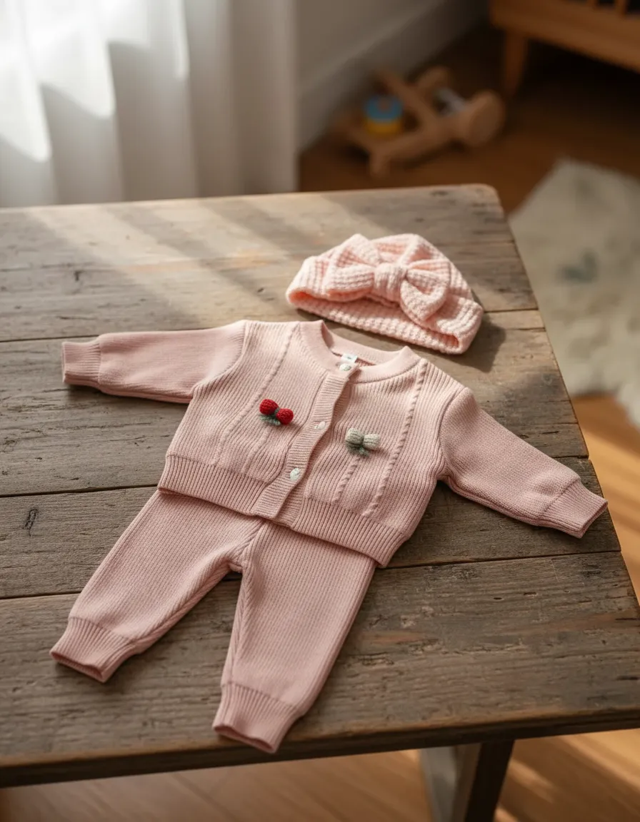 Conjunto niña bebe casual - Imagen 3
