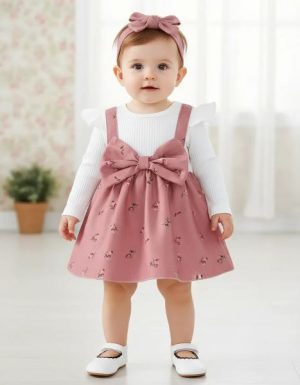 Vestido conjunto niña bebe casual