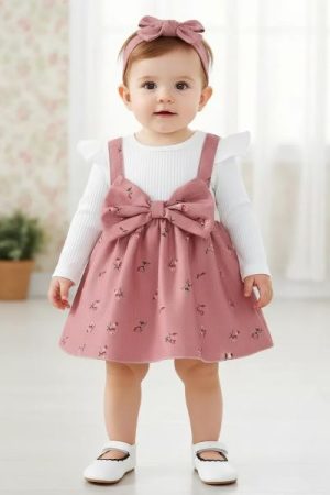 Vestido conjunto niña bebe casual