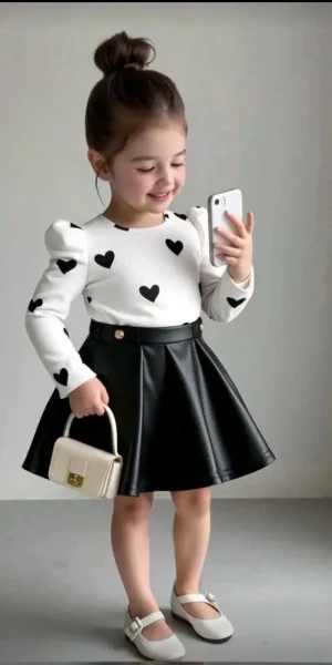 Conjunto Niña Buso Y Falda