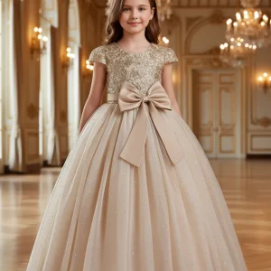 Vestido de Niña Elegante para Grados, Cumpleaños y Fiestas