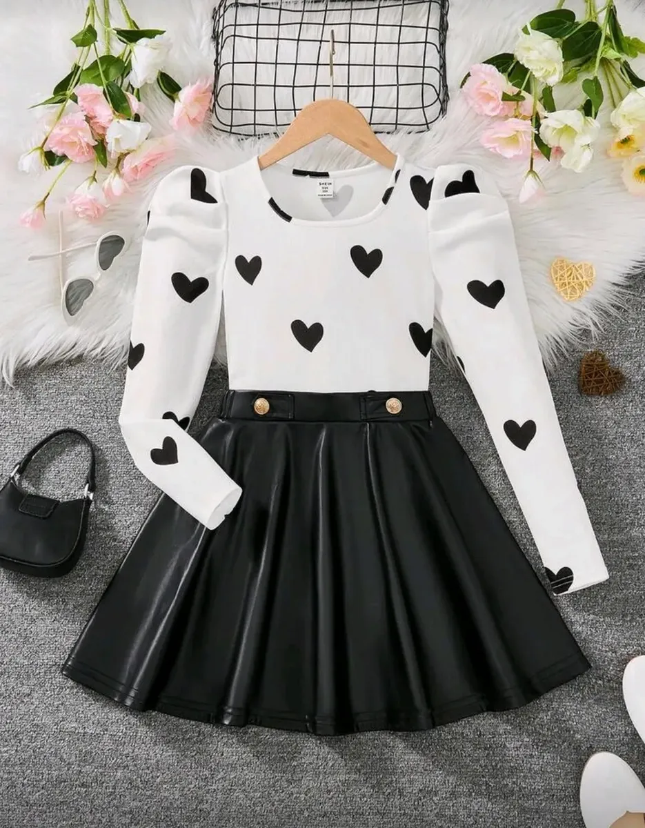 Conjunto Niña Buso Y Falda