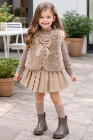 conjunto casual elegante de cuerina