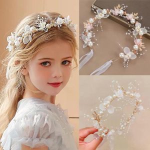 Corona dorada para niña