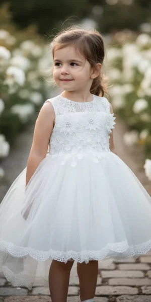 vestido niña bautizo pajecita