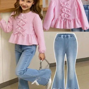 Conjunto niña casual suave y fresco