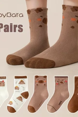 Medias Para Niña Pak De 5 Pares En Algodón