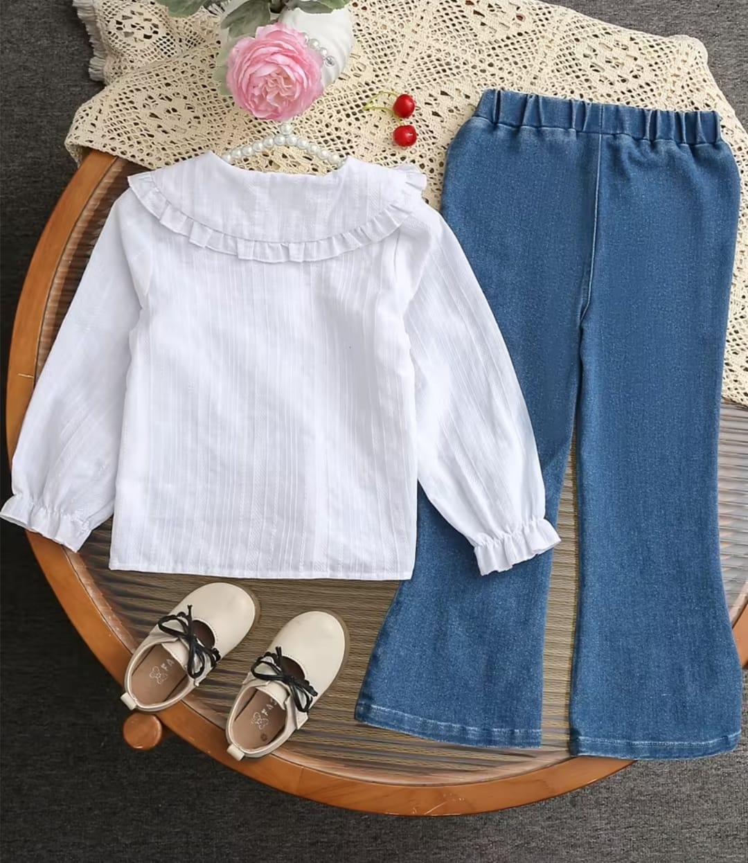 Conjunto niña casual suave y fresco