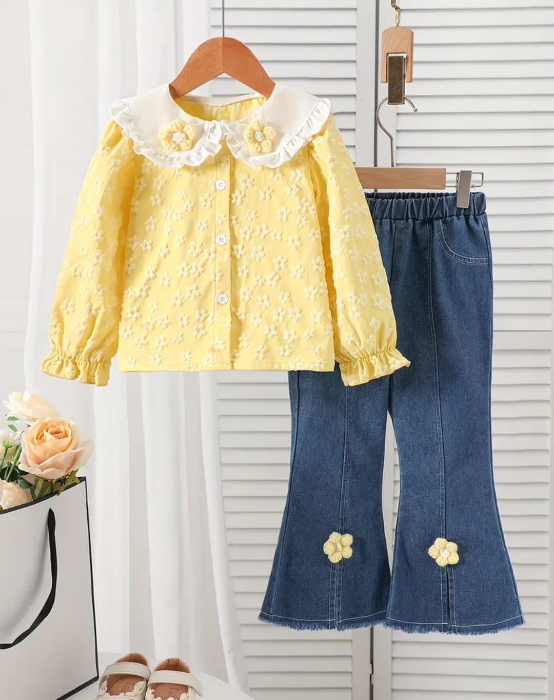 Conjunto niña casual suave y fresco