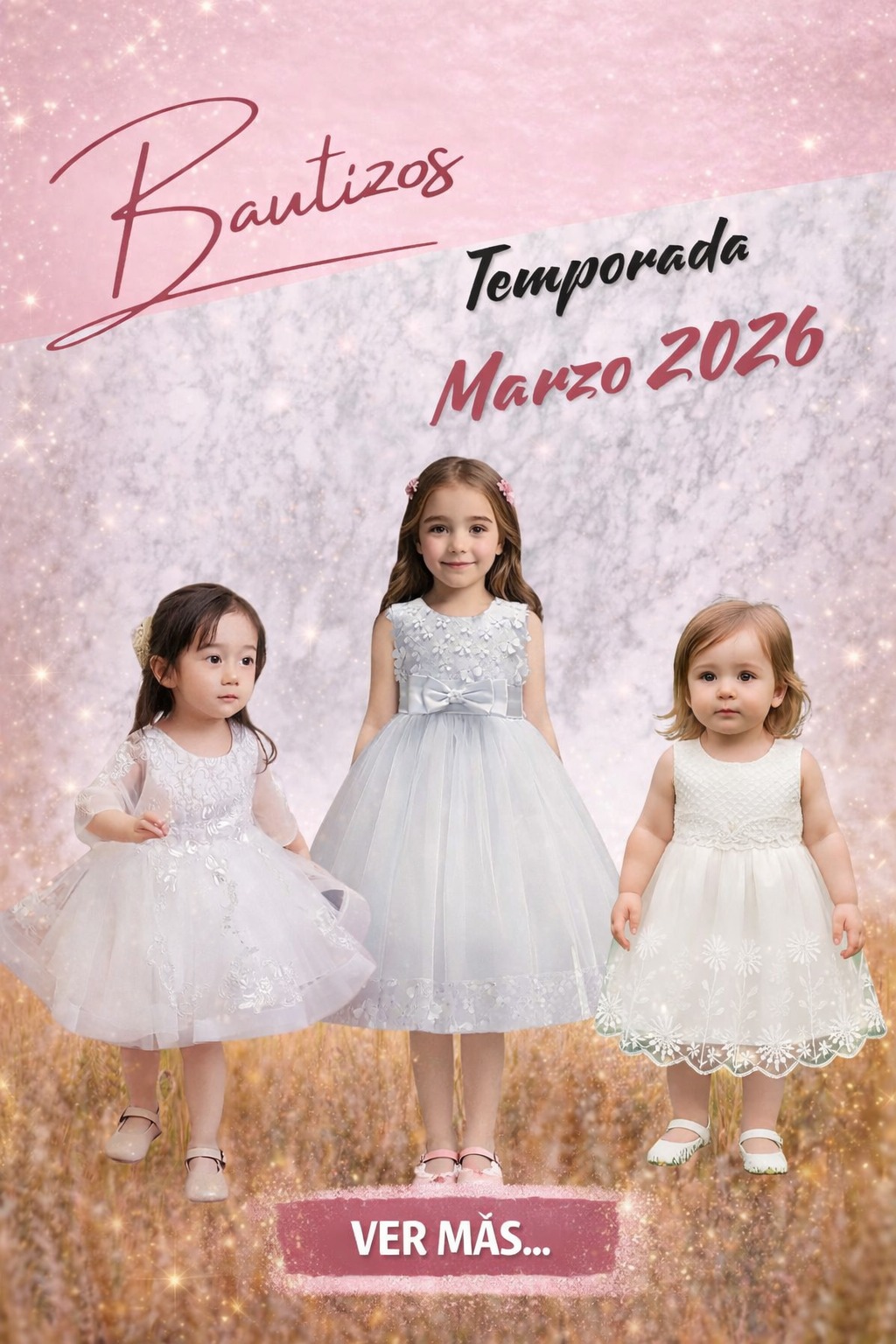 vestido niña bautizo