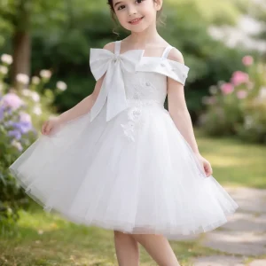 Vestido De Niña Fiesta Pajecita Bautizo Elegante