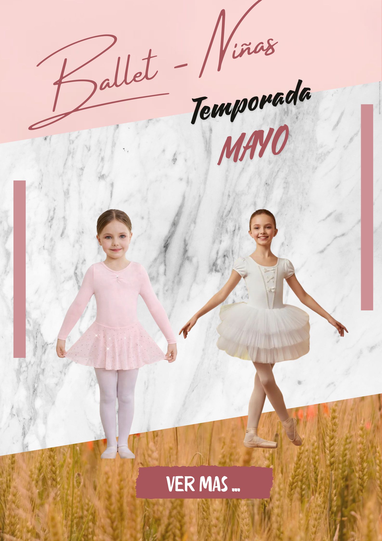 vestido ballet niñas