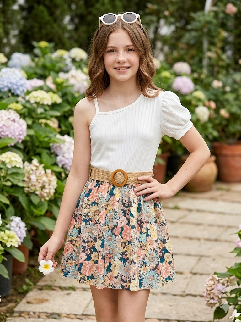 vestido niña casual