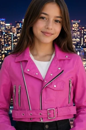 Chaqueta Niña En Cuerina