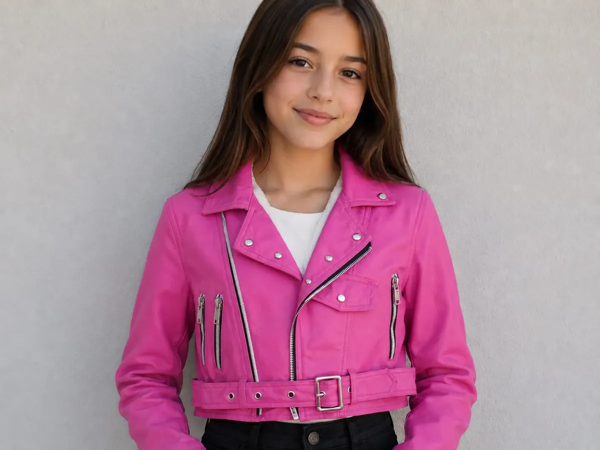 Chaqueta Niña En Cuerina