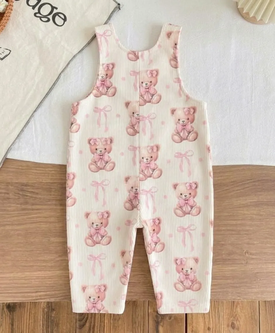Overol Braga De Bebe Niña