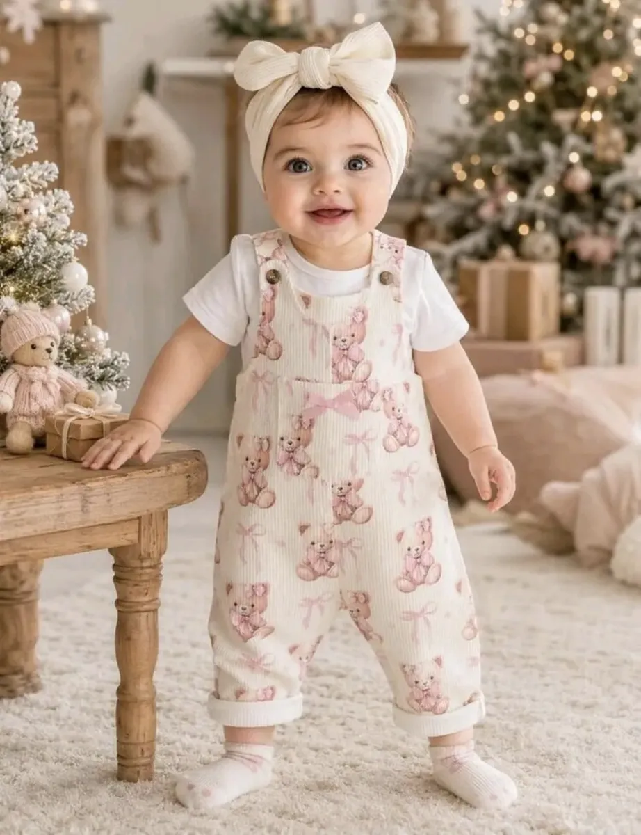 Overol Braga De Bebe Niña