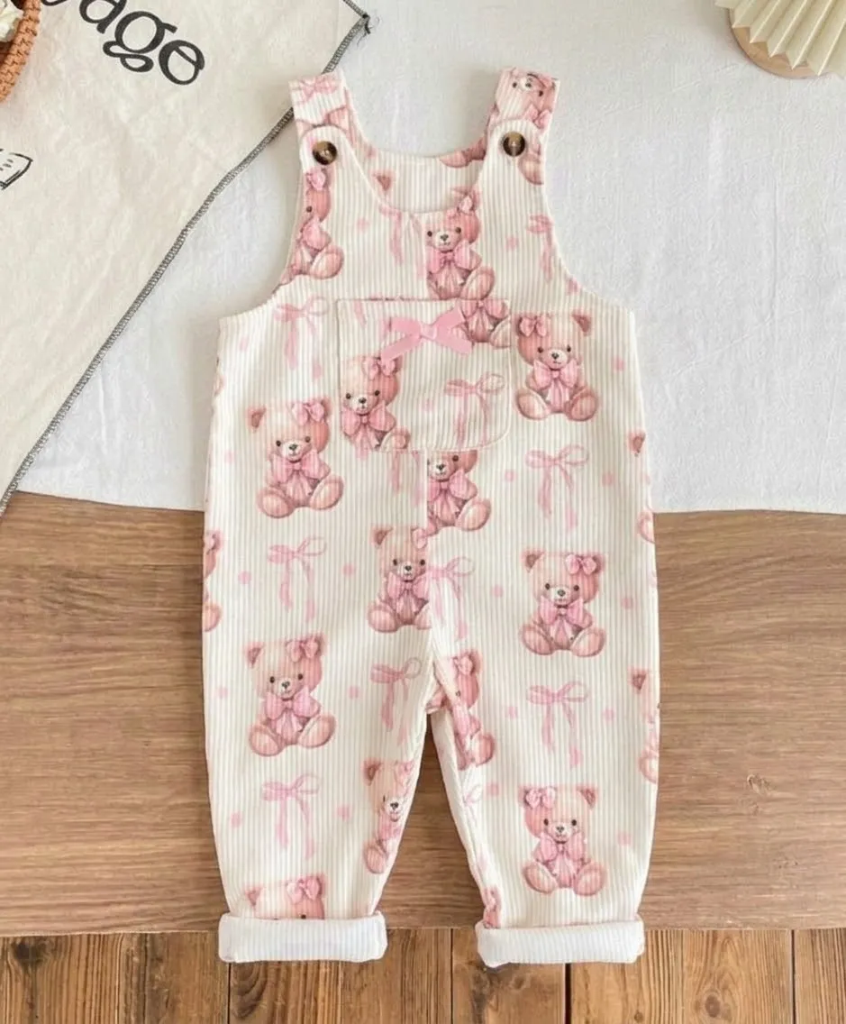 Overol Braga De Bebe Niña