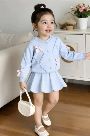 Conjunto De Bebé Niña En Hilo