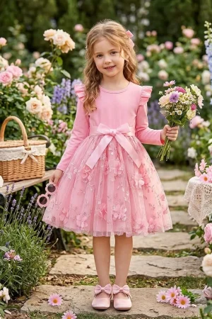 Vestido Casual Elegante Para Niñas