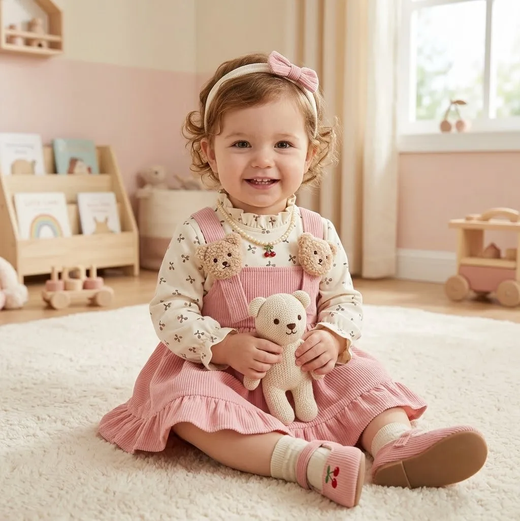 Vestido Casual Para Bebé Niña Encantador