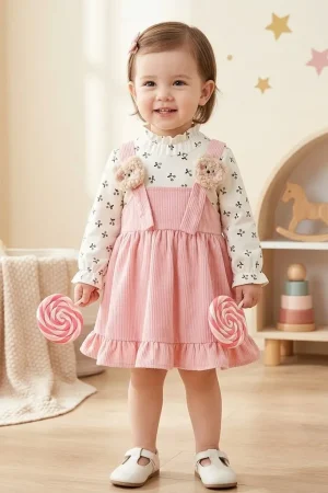 Vestido Casual Para Bebé Niña Encantador