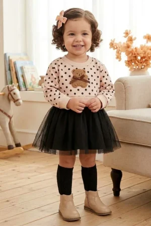 Vestido Bebé Niña Casual Elegante Tutú|