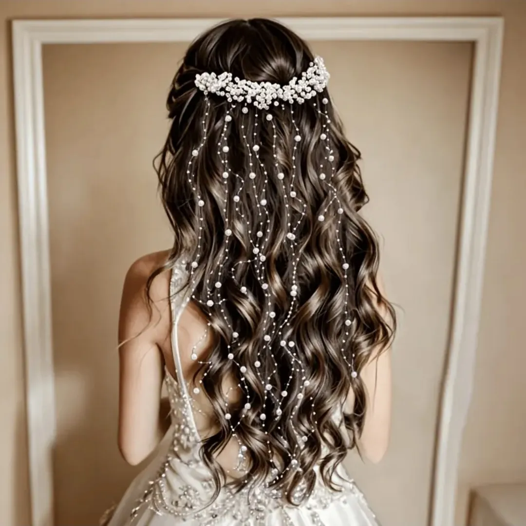 Tocado Tiara Corona Novia Quinceañera Primera Comunion