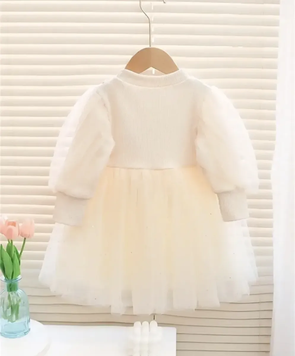 Vestido De Una Pieza Elegante Para Bebe Niña